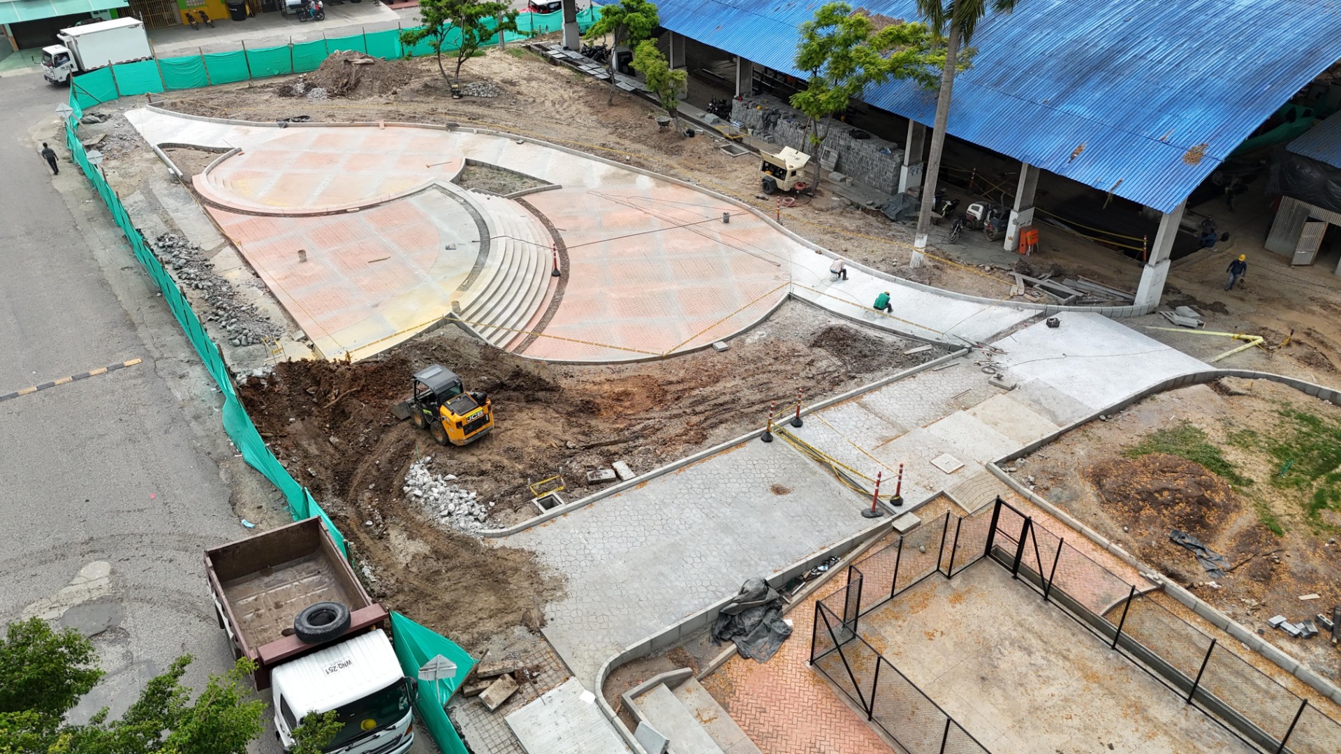 Plazoleta de la Paz Miranda Cauca, 2024. Zona de Estar.